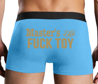 Master's Little Fuck Toy - Blue Boxer Brief