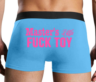 Master's Little Fuck Toy - Blue Boxer Brief