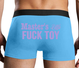 Master's Little Fuck Toy - Blue Boxer Brief
