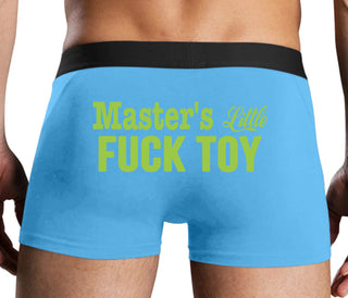 Master's Little Fuck Toy - Blue Boxer Brief