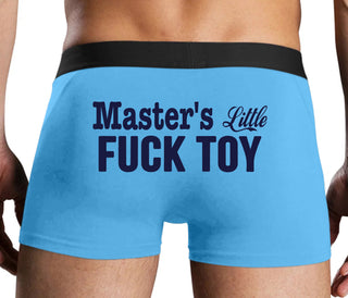 Master's Little Fuck Toy - Blue Boxer Brief