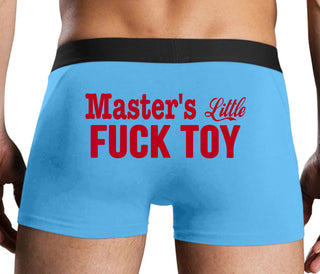 Master's Little Fuck Toy - Blue Boxer Brief