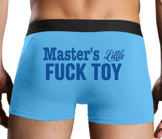 Master's Little Fuck Toy - Blue Boxer Brief