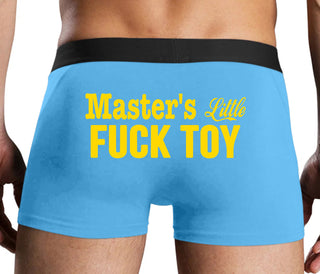 Master's Little Fuck Toy - Blue Boxer Brief
