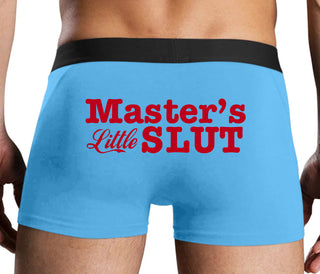 Master's Little Slut - Blue Boxer Brief