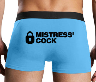 Mistress Owned Cock - Blue Boxer Brief