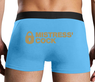 Mistress Owned Cock - Blue Boxer Brief