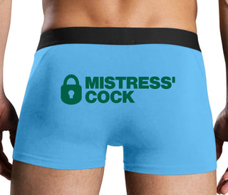 Mistress Owned Cock - Blue Boxer Brief