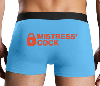 Mistress Owned Cock - Blue Boxer Brief