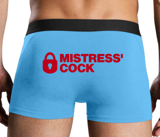 Mistress Owned Cock - Blue Boxer Brief