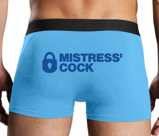 Mistress Owned Cock - Blue Boxer Brief