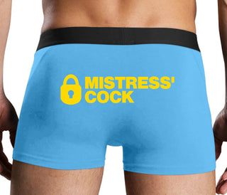 Mistress Owned Cock - Blue Boxer Brief