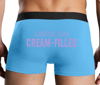 Make Me Cream Filled - Blue Boxer Brief