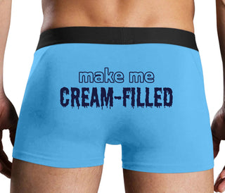 Make Me Cream Filled - Blue Boxer Brief