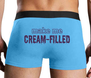 Make Me Cream Filled - Blue Boxer Brief
