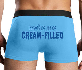 Make Me Cream Filled - Blue Boxer Brief