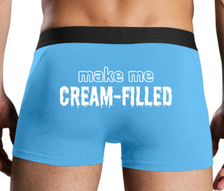 Make Me Cream Filled - Blue Boxer Brief
