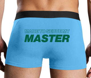 Made To Serve My Master - Blue Boxer Brief