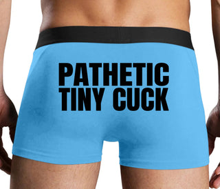 Pathetic Tiny Cuck - Blue Boxer Brief