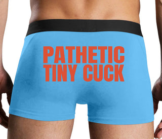 Pathetic Tiny Cuck - Blue Boxer Brief