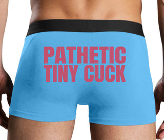 Pathetic Tiny Cuck - Blue Boxer Brief