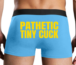 Pathetic Tiny Cuck - Blue Boxer Brief