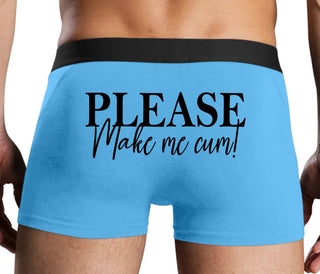 Please Make Me Cum - Blue Boxer Brief