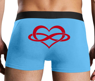 Polyamory Logo - Blue Boxer Brief