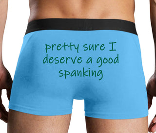 I'm Pretty Sure I Need a Good Spanking - Blue Boxer Brief