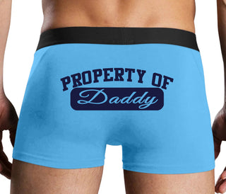 Property Of Daddy - Athletic Look - Blue Boxer Brief