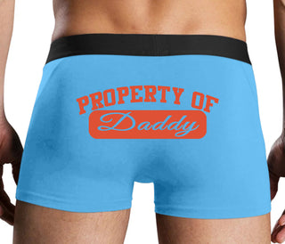 Property Of Daddy - Athletic Look - Blue Boxer Brief