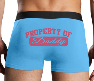 Property Of Daddy - Athletic Look - Blue Boxer Brief