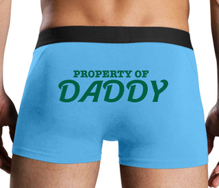 Property Of Daddy - Blue Boxer Brief