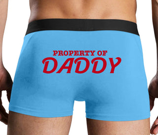 Property Of Daddy - Blue Boxer Brief