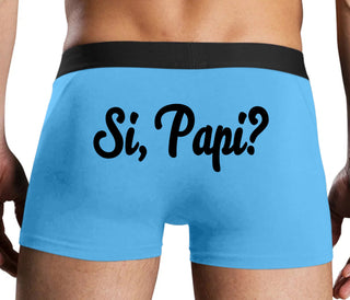 Si Pappi - Yes Daddy - Blue Boxer Brief
