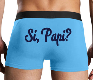 Si Pappi - Yes Daddy - Blue Boxer Brief