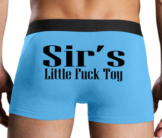 Sir's Little Fuck Toy - Blue Boxer Brief