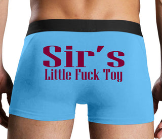 Sir's Little Fuck Toy - Blue Boxer Brief