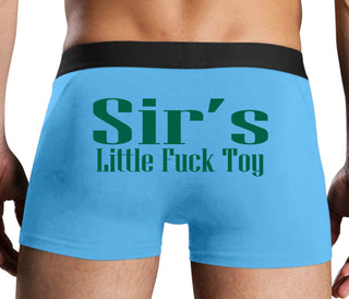 Sir's Little Fuck Toy - Blue Boxer Brief