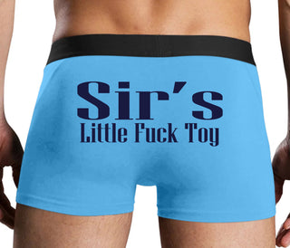 Sir's Little Fuck Toy - Blue Boxer Brief