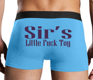 Sir's Little Fuck Toy - Blue Boxer Brief