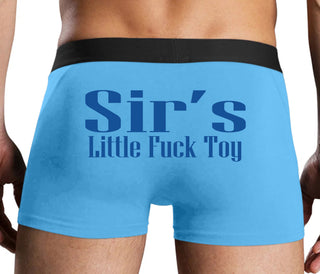 Sir's Little Fuck Toy - Blue Boxer Brief