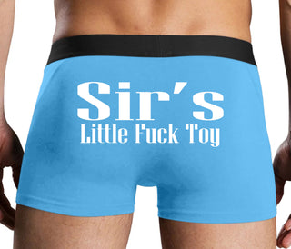 Sir's Little Fuck Toy - Blue Boxer Brief