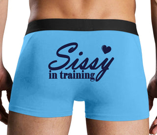Sissy In Training - Blue Boxer Brief