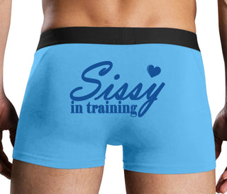 Sissy In Training - Blue Boxer Brief
