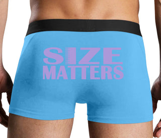 Size Matters - Blue Boxer Brief