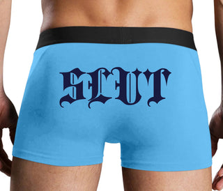 Slut - Goth Look - Blue Boxer Brief