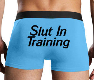 Slut In Training - Blue Boxer Brief
