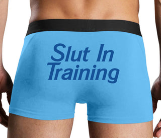 Slut In Training - Blue Boxer Brief