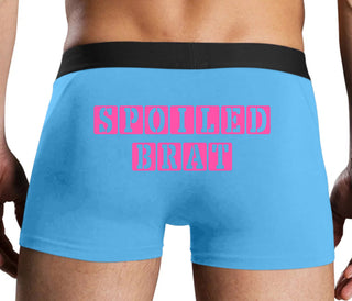 Spoiled Brat - Block Design - Blue Boxer Brief